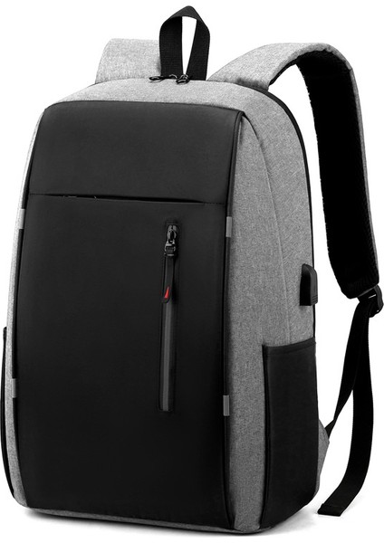 Laptop Çantası Çok Fonksiyonlu USB Büyük Kapasiteli Sırt Çantası (Yurt Dışından)