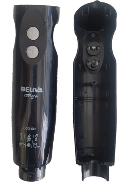 King K 972 Vega Uyumlu Blender Gövdesi Siyah (Iç Aksam Yoktur)