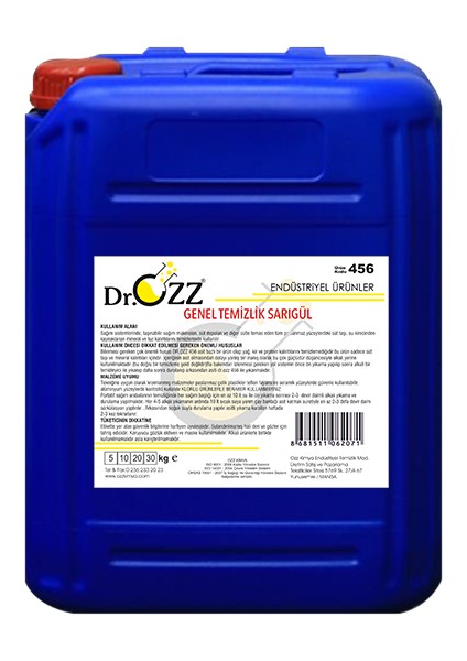 Dr.ozz 301 Genel Temizlik Sarıgül 20 kg