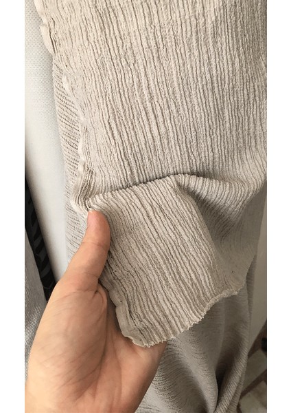 Örme Bürümcük Kumaş Likralı Çift En Vizon Renk ( Crop-Bluz-Pantolon-Elbis-Ceket) fiyatları