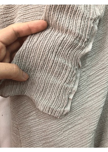 Örme Bürümcük Kumaş Likralı Çift En Vizon Renk ( Crop-Bluz-Pantolon-Elbis-Ceket) fırsatları