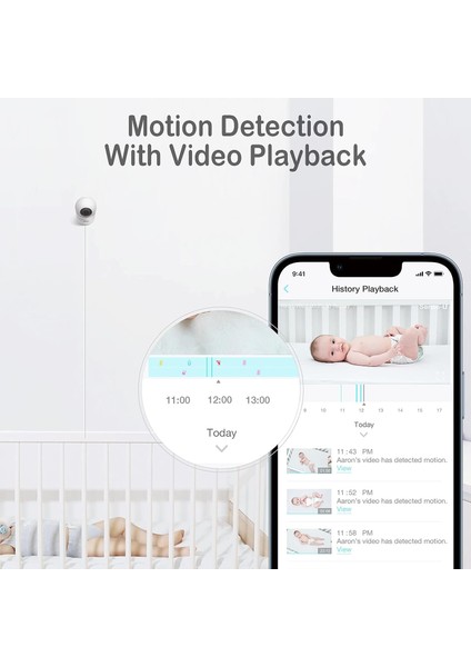 Akıllı 2k Video Bebek Monitörü
