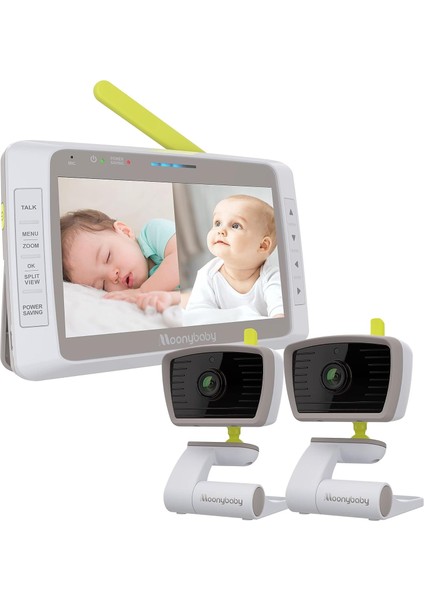 Split 50 Düşük Emf Kablosuz Bebek Monitörü - 2 Kamera