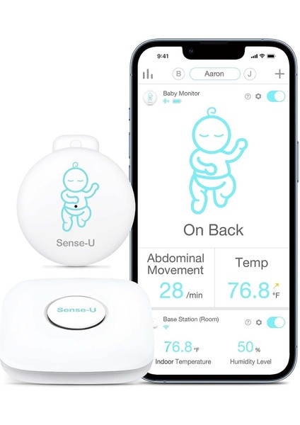 Smart Baby Karın Hareket Monitörü 3 Bebek Karnını Takip Eder