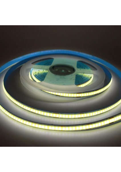 12V 8 mm Esnek Cob Şerit LED Natural Beyaz 320 Ledli IP20 5 m fırsatları