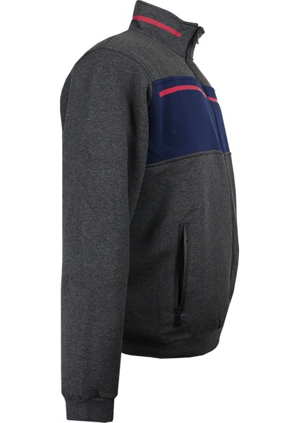 Büyük Beden Erkek Sweat Dekons Antrasit 3 Iplik fırsatları