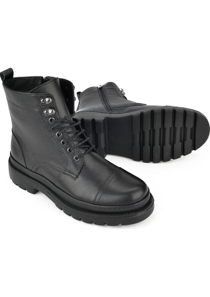 Ziya, Erkek Deri Bot 13319Z77184 Siyah fırsatları