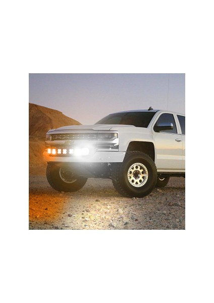 40W Baja Style 8 cm Amber-Beyaz Ultra Parlak LED Projektor Off Road LED Lamba 2li fiyatları