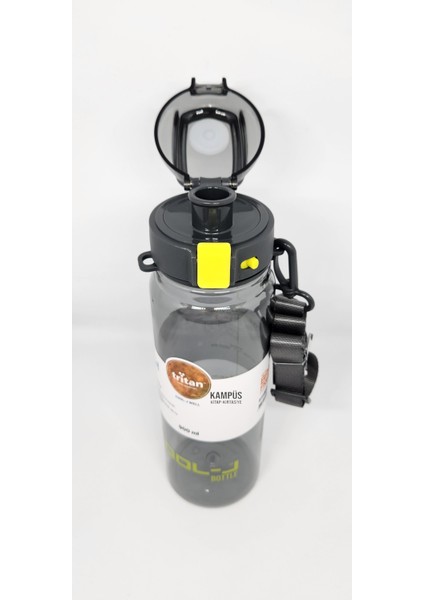 Cool-J Well 900ML Siyah Askılı Kilitli Tritan K7561 Matara modelleri