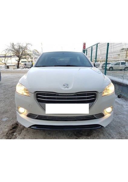 Peugeot 301 Makyajsız Kasa Ön Ek 2012 2013 2014 2015 2016 2017 Mat Siyah Plastik Ön Karlık