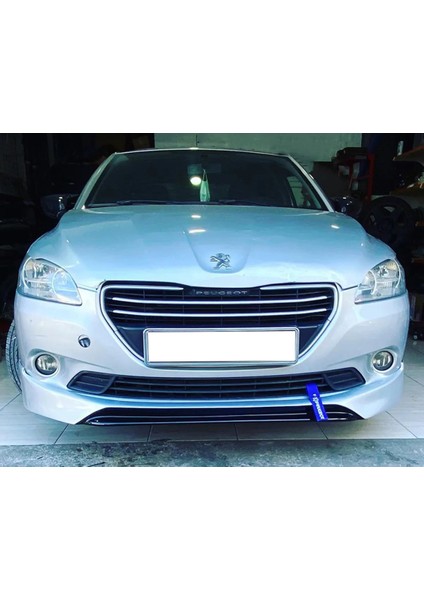 Peugeot 301 Makyajsız Kasa Ön Ek 2012 2013 2014 2015 2016 2017 Mat Siyah Plastik Ön Karlık