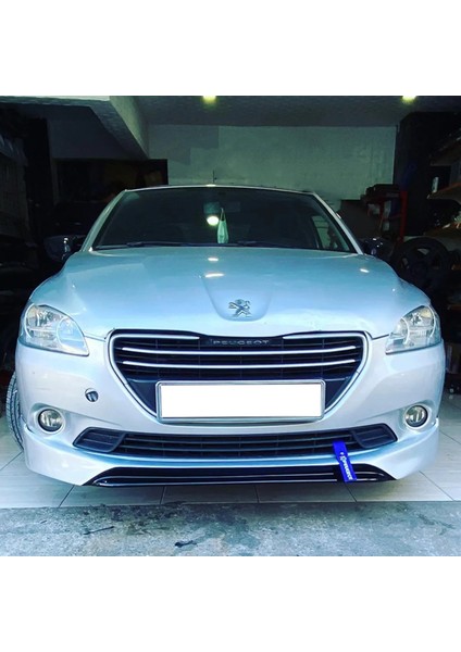 Peugeot 301 Makyajsız Kasa Ön Ek 2012 2013 2014 2015 2016 2017 Mat Siyah Plastik Ön Karlık