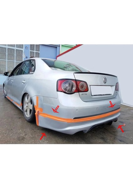 Vw Jetta Mk5 Arka Ek 2005 2006 2007 2008 2009 2010 Plastik Siyah