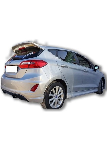 Ford Fiesta 2018 ve Üzeri Yan Marşpiyel Seti Mat Siyah Plastik 2 Adet