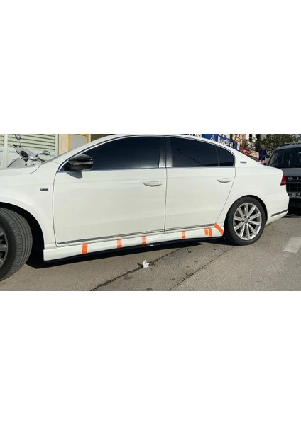 Volkswagen Passat B7 Yan Marşpiyel Seti 2011 2012 2013 2014 Mat Siyah Plastik 2 Adet