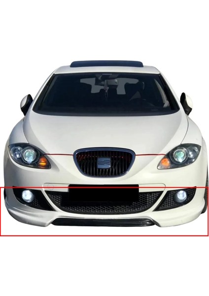Seat Leon Mk2 Ön Ek 2006 2007 2008 2009 Makyajsız Kasa Mat Siyah Plastik Ön Karlık