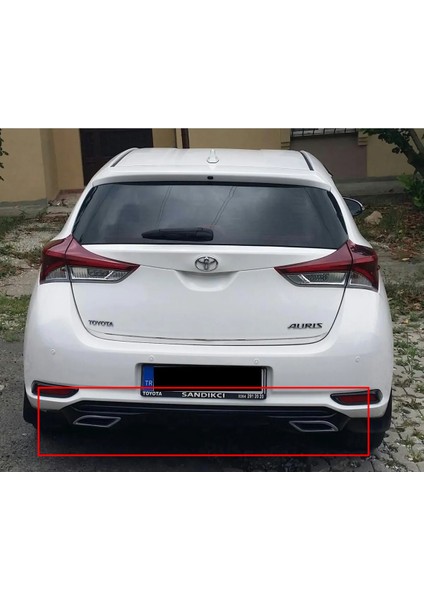 Toyota Auris Difüzör 2015 2016 2017 2018 Yeni Kasa Difüzör Plastik Siyah