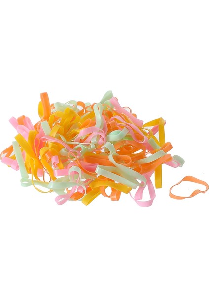 Şeffaf Taşıma Çantalı Minik Saç Lastiği - Renkli (180 Adet) fiyatları