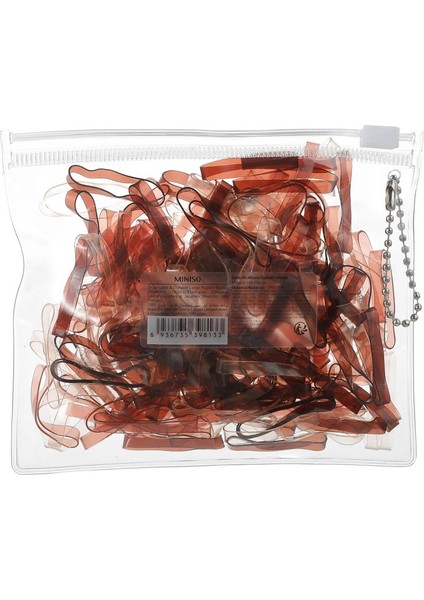 Şeffaf Taşıma Çantalı Minik Saç Lastiği - Renkli (180 Adet) modelleri