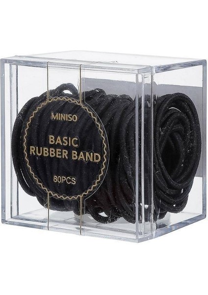 Kutulu Mini Saç Lastiği 80 Adet - Siyah fiyatları