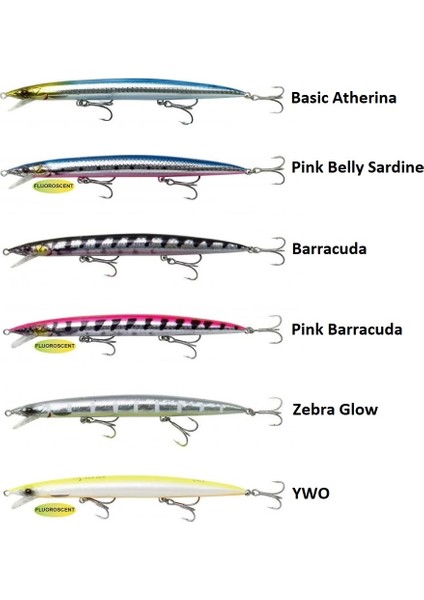 Jerk Minnow 175MM 29GR Sinking Maket Yem