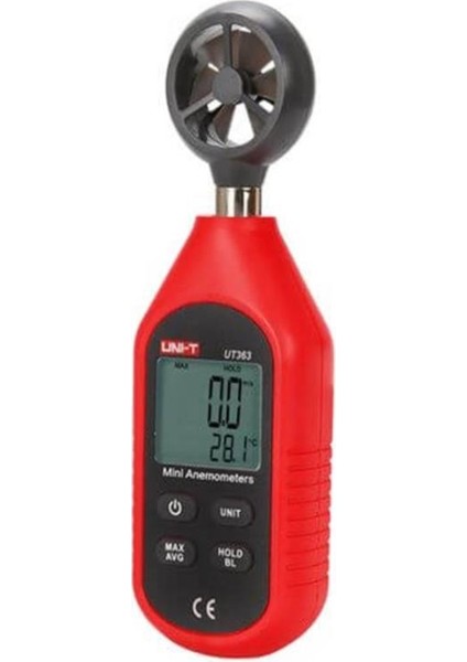 UT363 Mini Rüzgar Hızı Ölçer Anemometre