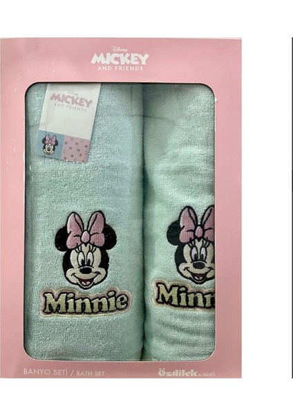 Banyo Seti Dısney Mınnıe Mouse Heart Mınt