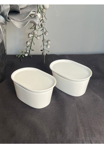 Pera Porselen Oval Sunum Kabı