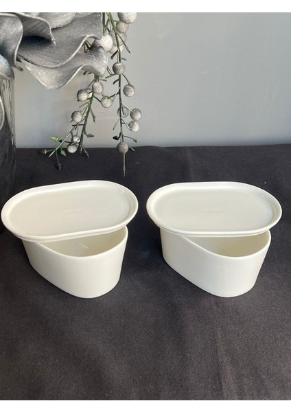 Pera Porselen Oval Sunum Kabı modelleri