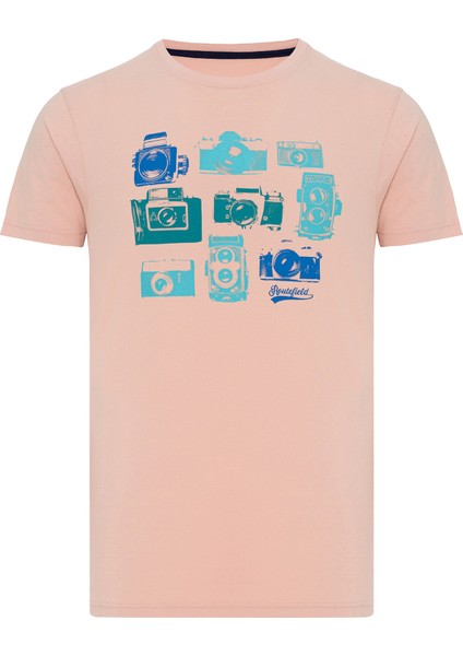 Timer Pembe Erkek T-shirt RFTIMER23-POW