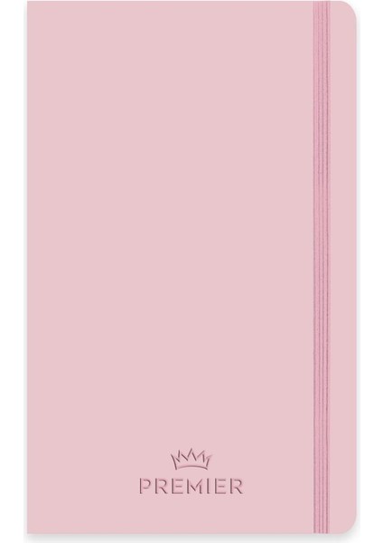 9X14 Çizgili Premier Defter - Pembe