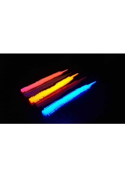 Fujın Yummy Sandworm 7cm Lrf Silikonu Uv Fire Tiger modelleri