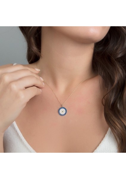 Nazar Boncuğu Altın Kolye