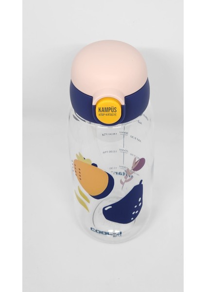 Cool-J Medium 600ML Mavi-Pembe Kilitli Tritan K7549 Matara modelleri