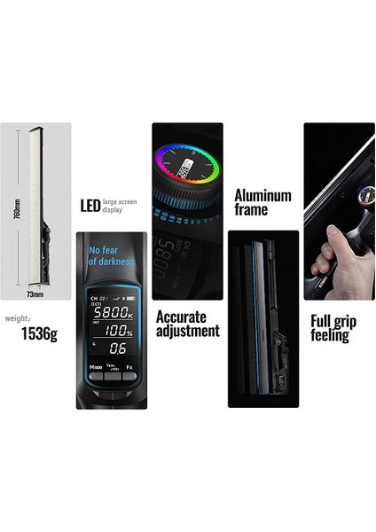 YN660LED 2000-9900K Rgb LED Işık