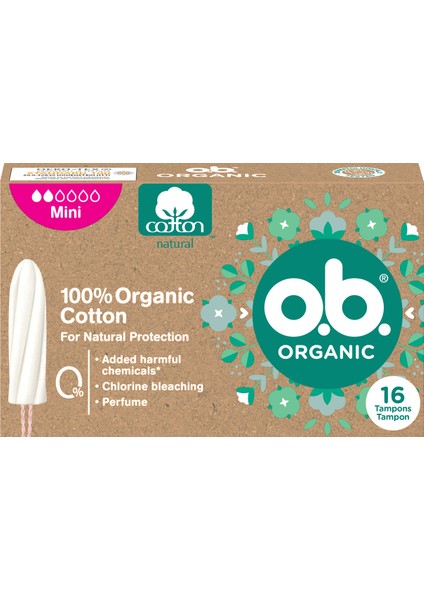 O.B Ob Tampon Organıc Mını 16