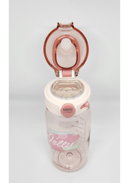 Cool-J Ping 570ML Pembe Berry Kilitli Tritan K7540 Matara