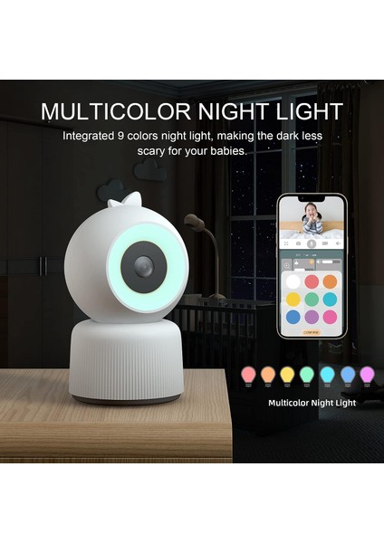 3mp Hd Akıllı Kameralı ve Sesli Bebek Monitörü fırsatları