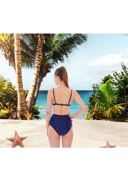 Volanlı Fraset Renkli Bikini modelleri