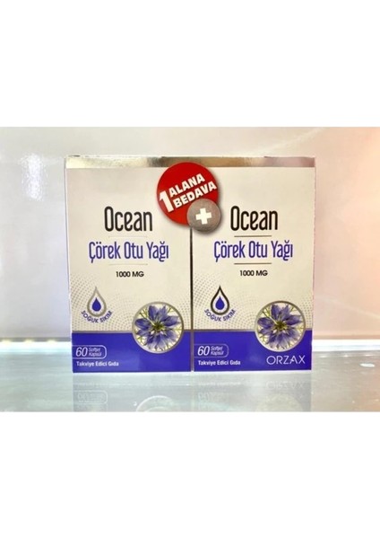 Ocean Çörek Otu Yağı 1000 Mg 60 Tablet