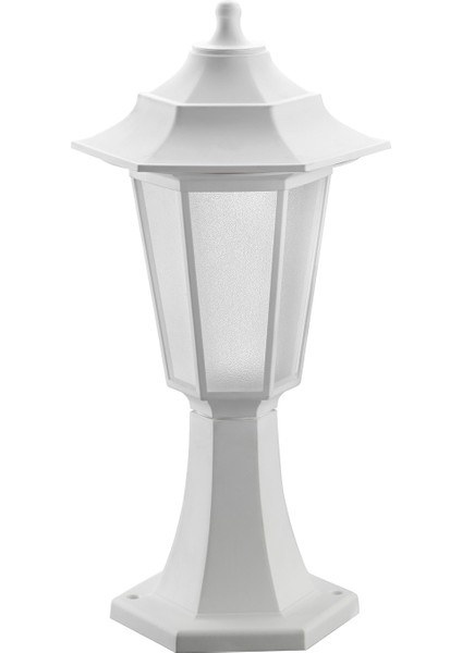 Horoz Begonya-1 Bahçe Aydınlatma Set Üstü Bahçe Lamba Armatür Plastik Aplik Ampul Hediyeli