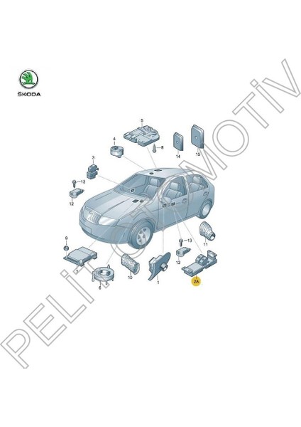 Fabia Cam Açma Düğmesi Ikili 1J3959857A 2000-2004 fiyatları