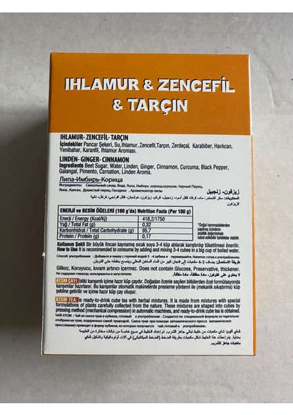 Ihlamur Zencefil Tarçın Çayı