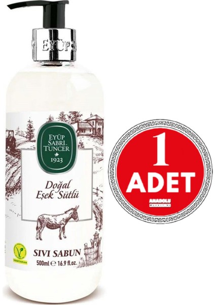 Doğal Eşek Sütlü Sıvı Sabun 500 ml
