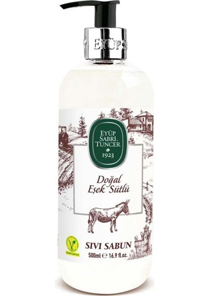 Doğal Eşek Sütlü Sıvı Sabun 500 ml fiyatları