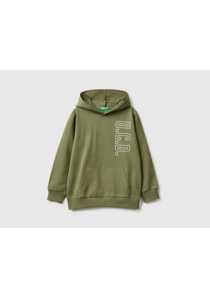 United Colors of Benetton 3BC1C202C Klasik Erkek Çocuk Sweatshirt