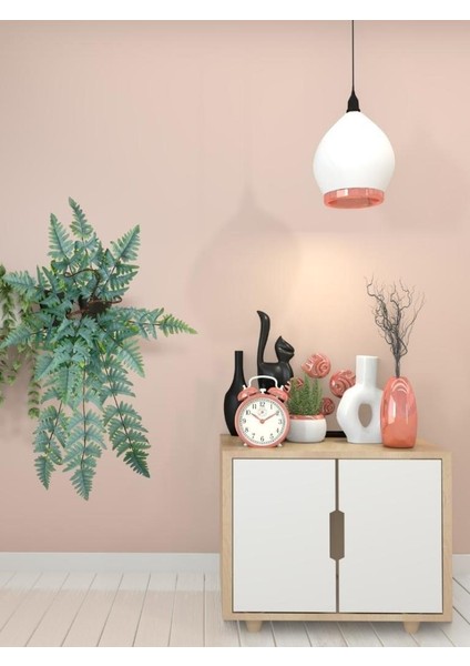 Yapay Çiçek Pastel Cycas Aşk Merdiveni 80CM Eğrelti Otu Sıkas Bitkisi 12 Yaprak 40*80CM Yapay Bitki