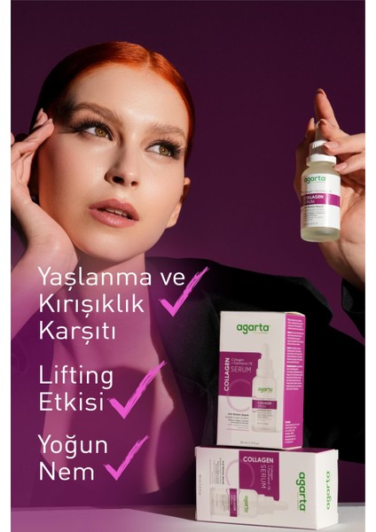 Yaşlanma Karşıtı Anti-Aging Kolajen Serum 30 ml