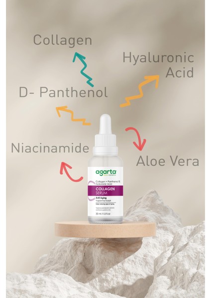 Yaşlanma Karşıtı Anti-Aging Kolajen Serum 30 ml