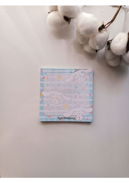 Çeşitli Figürler Desenli Memopad Not Defteri Bloknot Çek Kopar Defter